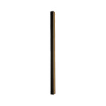 Linear Outdoor Wall Light in Black Metal, Waterproof LED Sconce