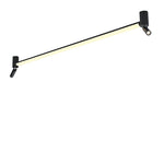 Modern Flush Mount Ceiling Light with Rotating LED Spotlights