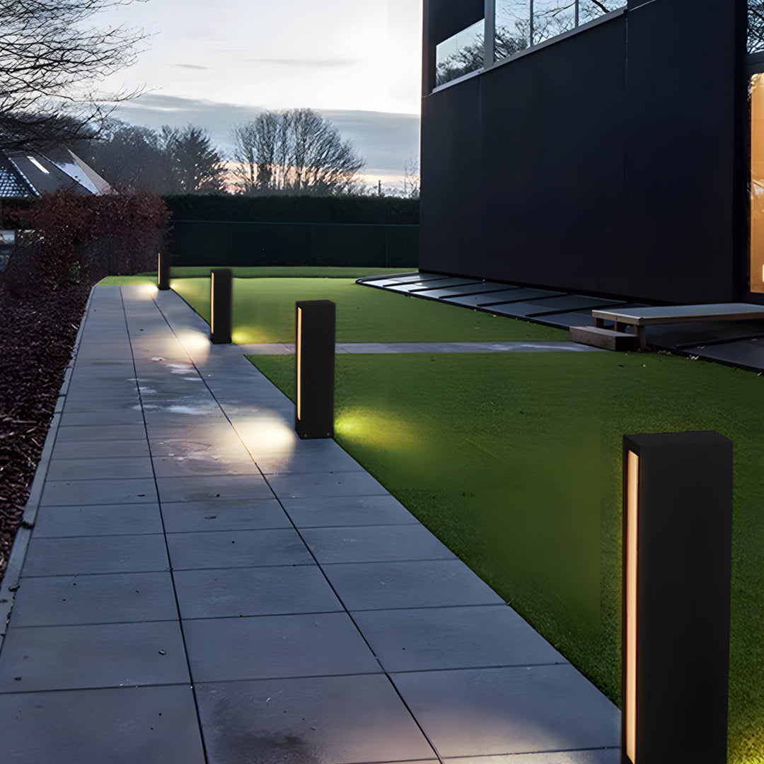 Modern Outdoor LED Bollard Light with IP65 Waterproof Aluminum Housing