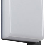Modern Rectangular LED Outdoor Wall Sconce, Matte Black Aluminum, IP65 Waterproof