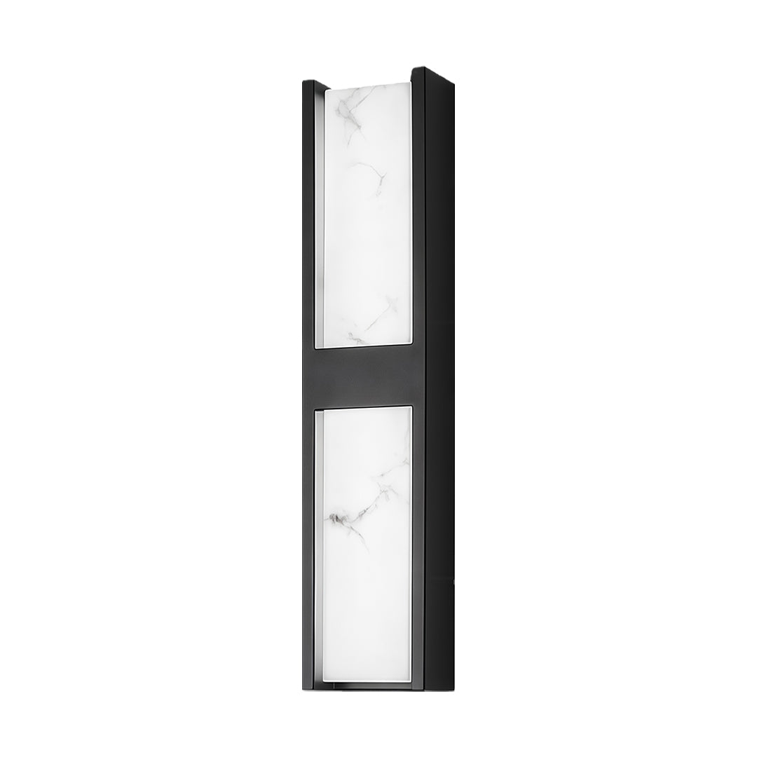Modern Outdoor Wall Sconce with Marble Shade, IP54 Waterproof LED