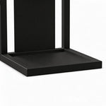 Outdoor Wall Sconce with Warm LED Light, Stainless Steel Modern Garden Lighting