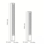 Modern LED Bollard Light for Pathways and Gardens, Warm White 3000K