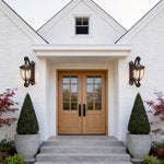 American Lantern Outdoor Wall Sconce with Warm LED Glow