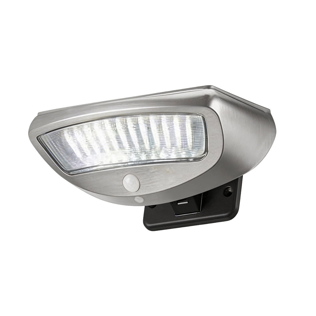 Aurelia Solar Wall Sconce Set of Two — Modern Outdoor Lighting with Motion Sensor