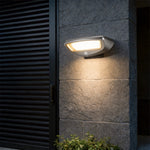 Aurelia Solar Wall Sconce Set of Two — Modern Outdoor Lighting with Motion Sensor