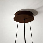 Nordic Woven Rattan Pendant Light with Adjustable Cord, Natural Minimalist Ceiling Lamp
