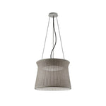Nordic Woven Rattan Pendant Light with Adjustable Cord, Natural Minimalist Ceiling Lamp