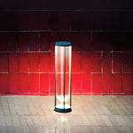 Modern Aluminum LED Outdoor Post Light with Clear Glass Shade