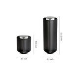 Modern Outdoor Bollard Light in Black or Gray | IP65 Waterproof Aluminum Landscape Lamp