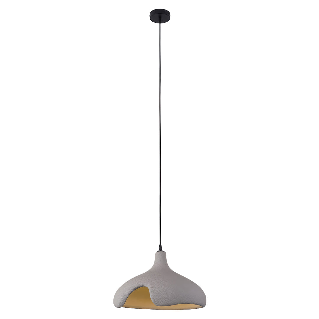 Artisan Cement Pendant Light with Adjustable Cord for Modern Interiors
