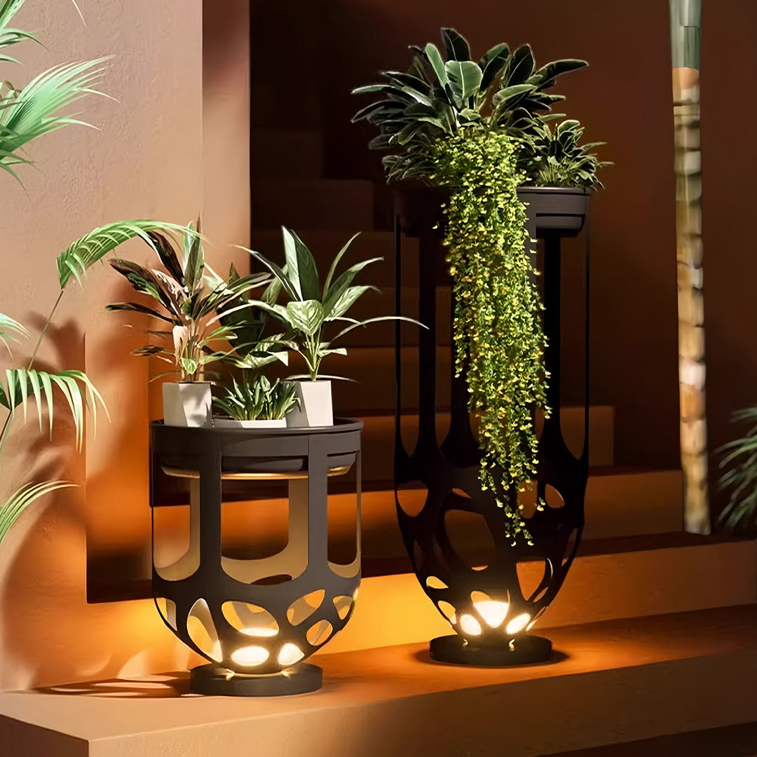 Lumière Planter: Architectural LED Outdoor Light Sculpture