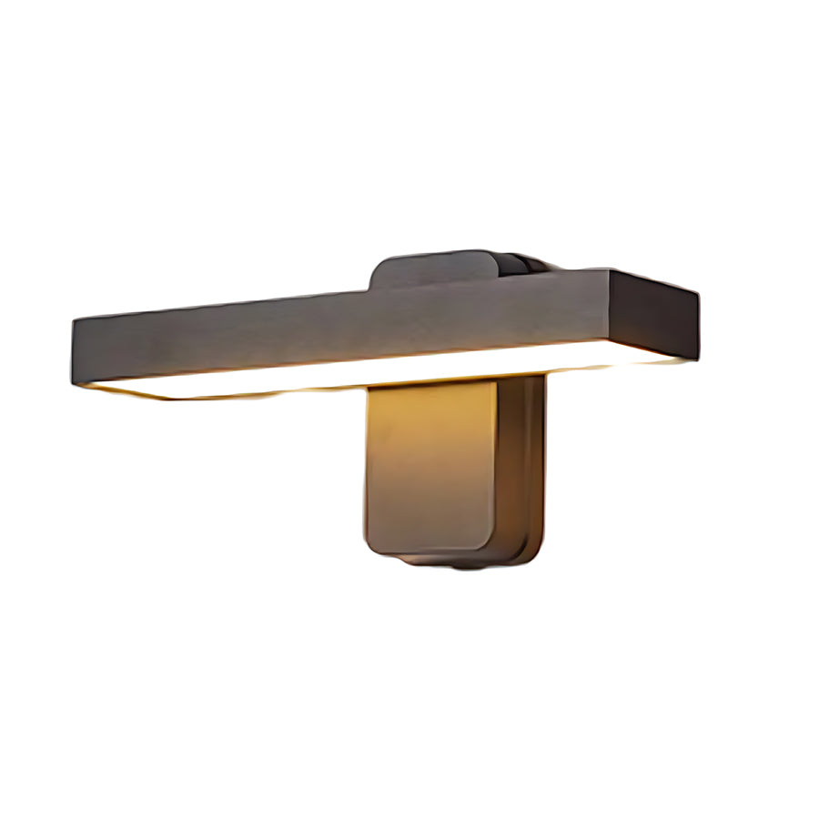 Modern Outdoor Wall Sconce with Adjustable LED Light, IP65 Waterproof