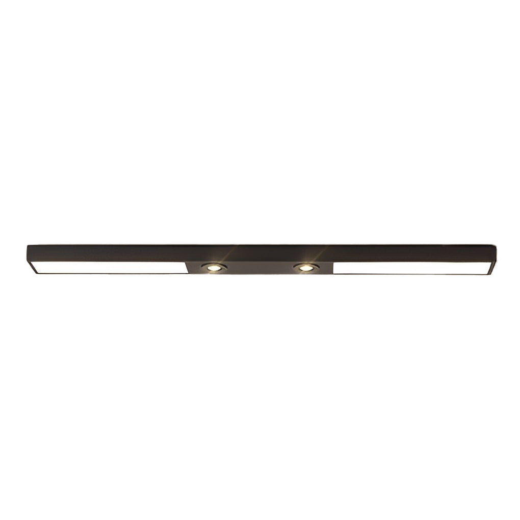 Linear LED Pendant Light in Matte Black for Modern Interiors