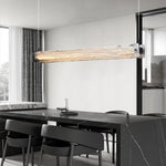 Italian Minimalist Glass Pendant Light for Kitchen Island