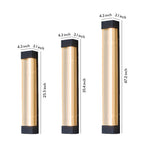 Linear Outdoor Wall Sconce – Waterproof LED Strip Light in Brushed Black