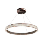 Aurelia Round LED Chandelier in Champagne Gold for Modern Interiors