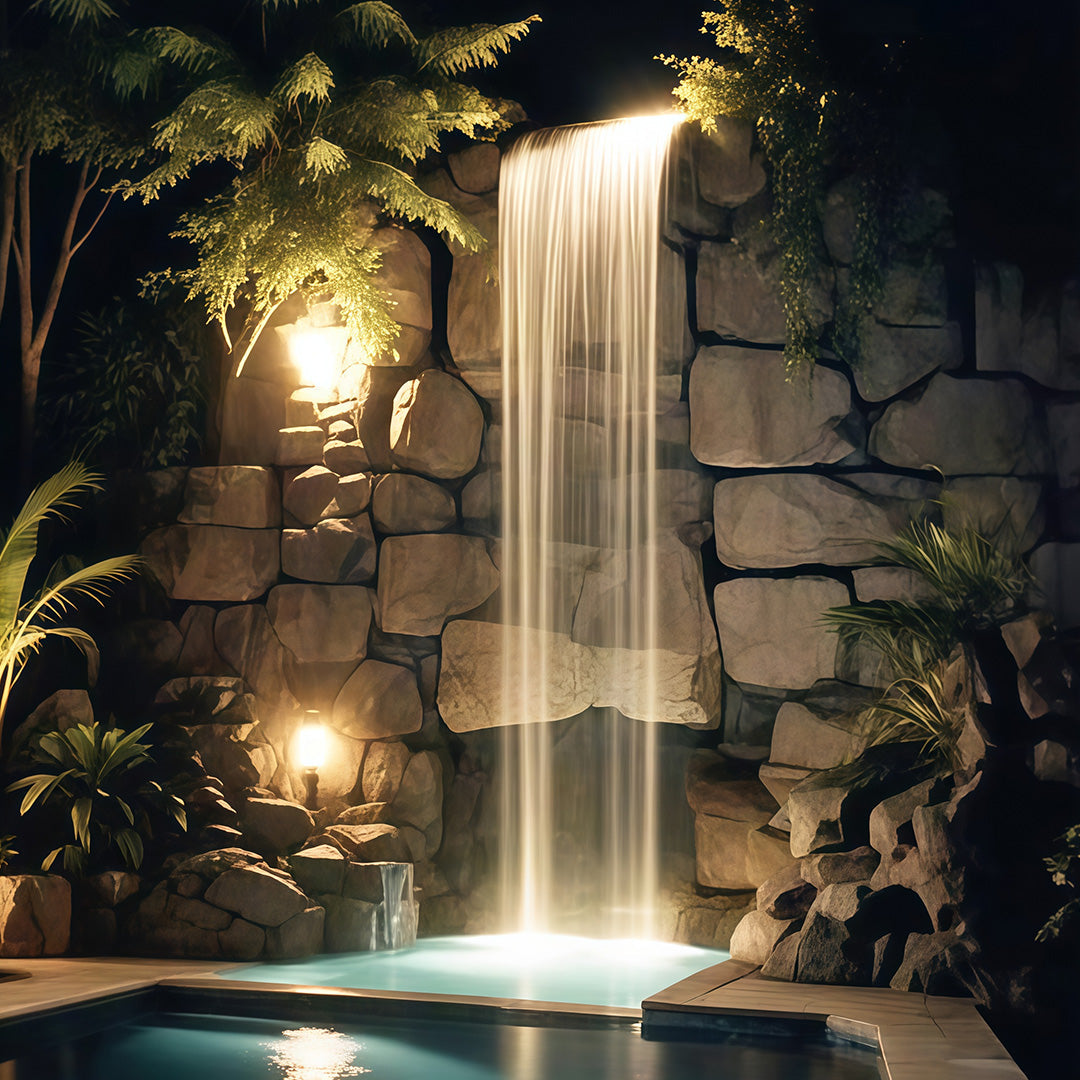 Linear LED Wall Washer for Water Features and Architectural Accents