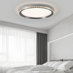 Lumina Round Flush Mount LED Ceiling Light in Minimalist Aluminum