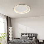 Lumina Round LED Flush Mount Ceiling Light in Matte White