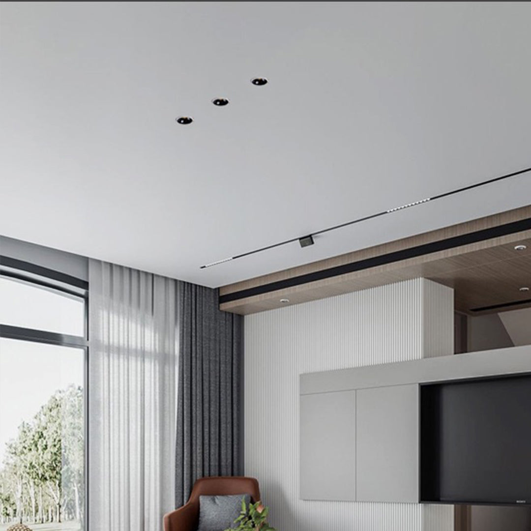 Ultra-Thin Recessed LED Spotlight with Honeycomb Anti-Glare, 7W Modern Ceiling Light