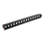 Linear Recessed LED Ceiling Spotlights, Modern Minimalist Architectural Lighting
