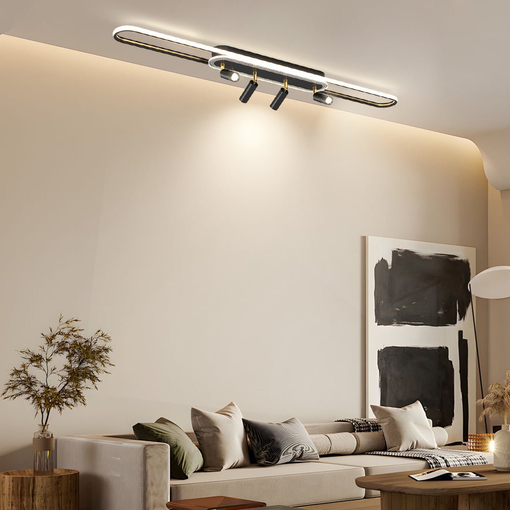 Modern Surface Mounted LED Spotlights with Three-Step Dimming