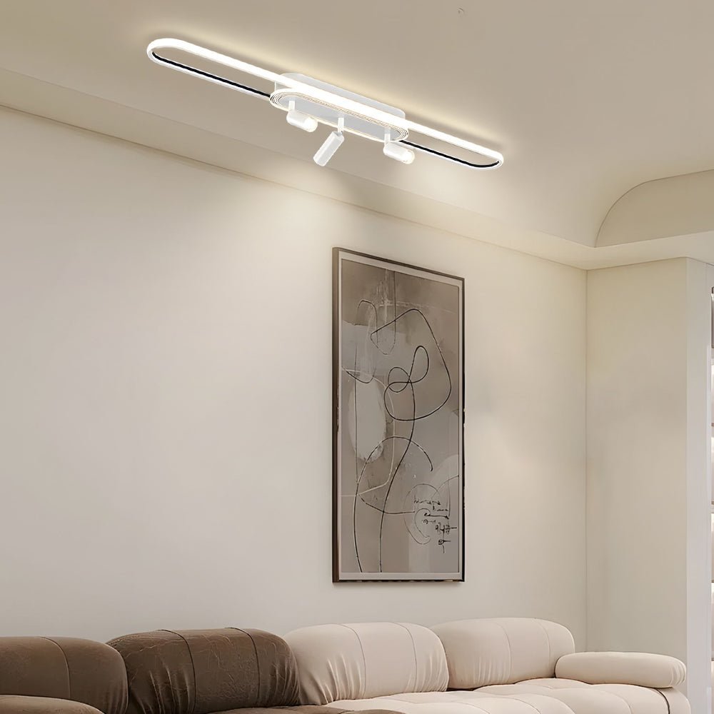 Modern Surface Mounted LED Spotlights with Three-Step Dimming