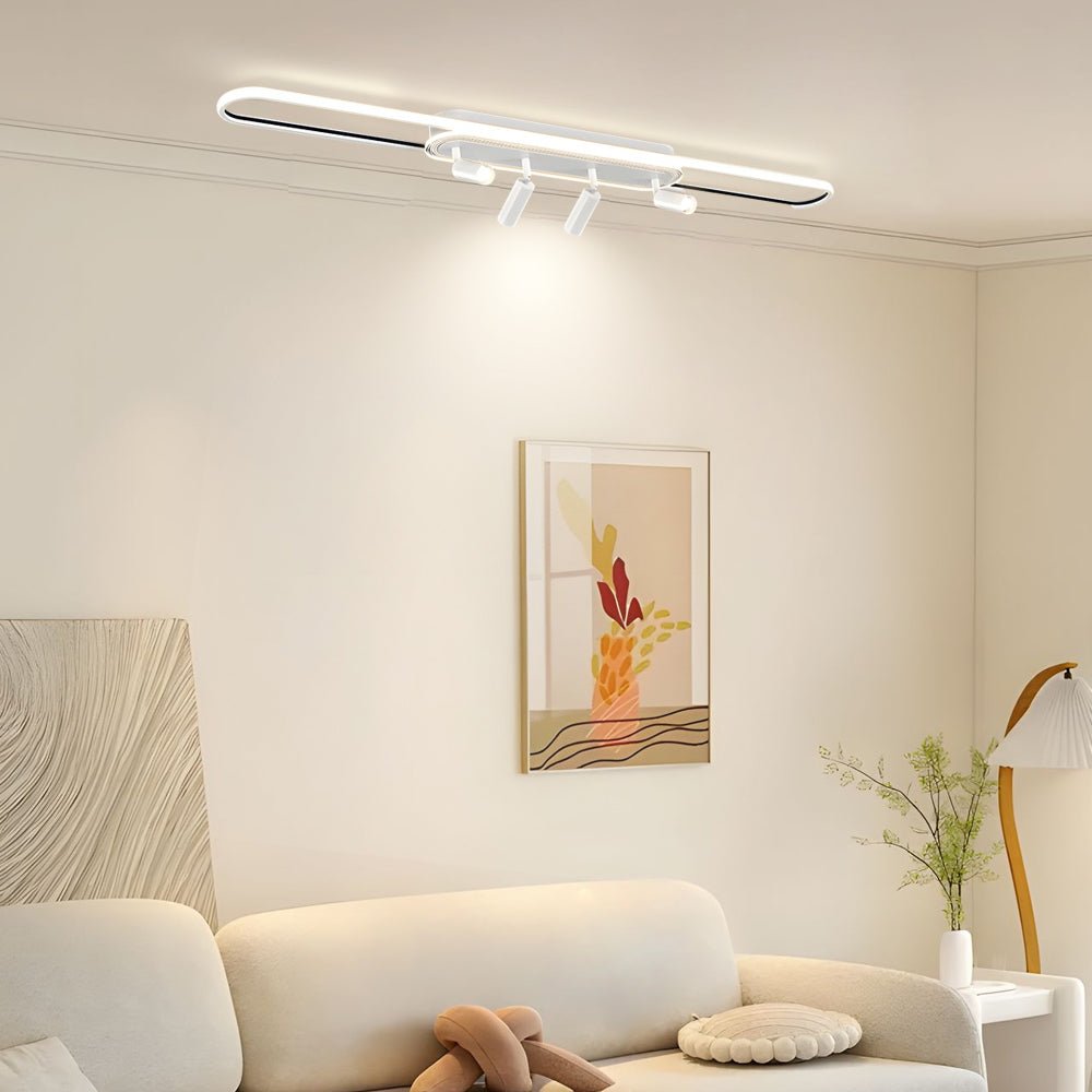 Modern Surface Mounted LED Spotlights with Three-Step Dimming