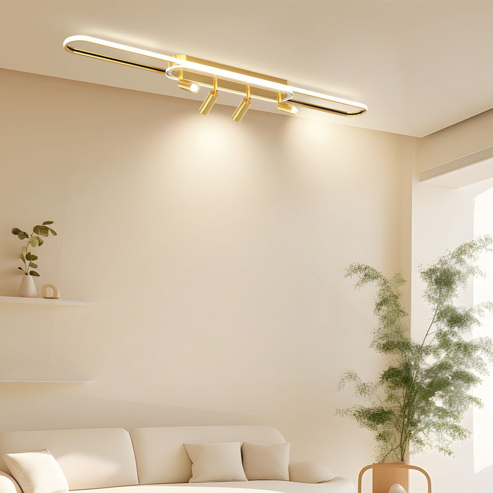 Modern Surface Mounted LED Spotlights with Three-Step Dimming