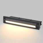 Modern Black LED Step Light for Outdoor Deck and Courtyard