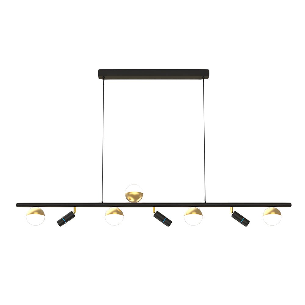 Nordic Linear LED Pendant Light with 3-Step Dimming for Modern Dining Spaces