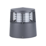 Nordic Minimalist LED Bollard Path Light in Sand Gray