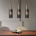 Modern Cylinder LED Pendant Light with Adjustable Cord for Dining and Bedroom