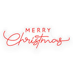 Luminous Merry Christmas Acrylic LED Sign – Modern Holiday Wall Art