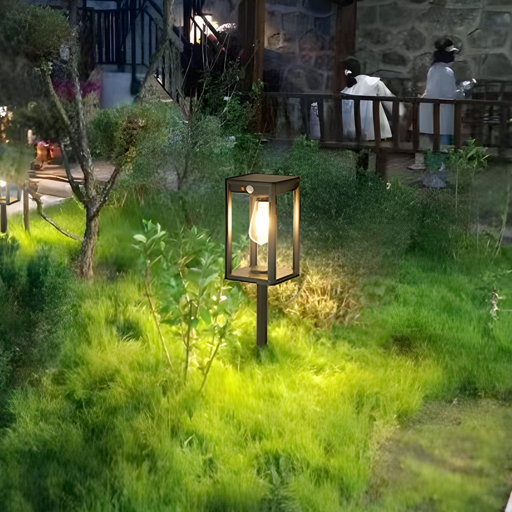 Minimalist Solar LED Landscape Path Lights with Motion Sensor