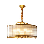 Artisan Brass Semi Flush Mount Ceiling Light with Glass Shade