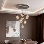 Rubik's Cube Crystal Chandelier – Modern LED Pendant Light