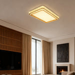 Lumina Crystal Flush Mount Ceiling Light – Full Spectrum LED, Chrome & Stainless Steel