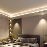Ultra-Thin Flush Mount LED Spotlights with Anti-Glare Wall Washer Design