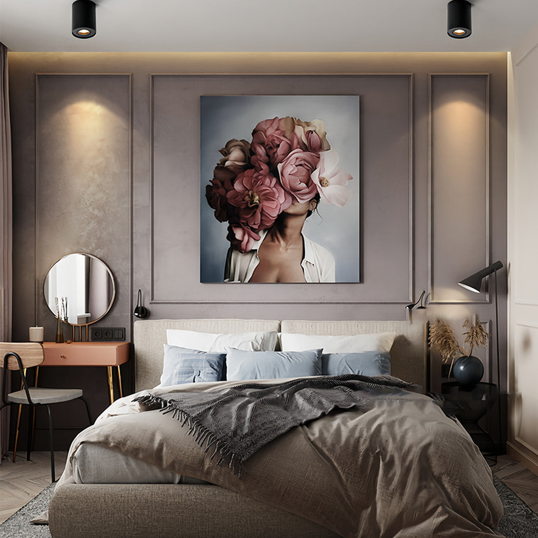 Modern Cylindrical LED Ceiling Light, Surface Mounted Downlight in Black