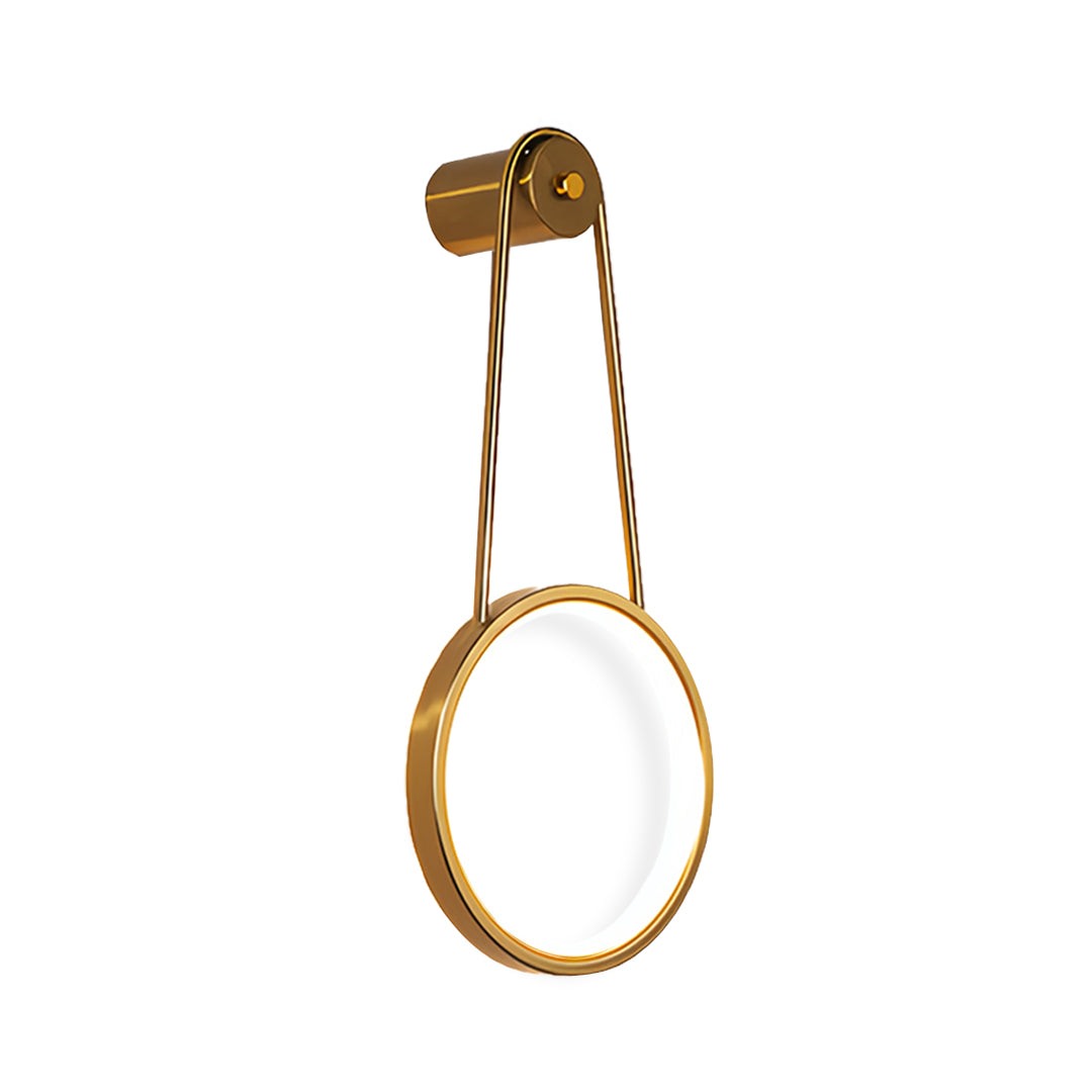 Modern Minimalist LED Wall Art Sconce in Black or Gold
