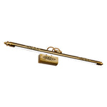 Antique Brass LED Vanity Light Bar with Acrylic Shade