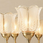 Artisan Brass Bud Wall Sconce with Glass Shade | Modern Vintage Lighting