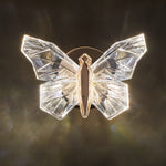 Butterfly Wall Sconce – Modern Gold LED Art Deco Lighting