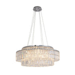 Aurelia Crystal Chandelier – Minimalist Adjustable Ceiling Light