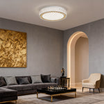 Lumière Cristalline Modern Crystal Ceiling Light in Chrome