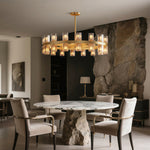 American Copper Crystal Chandelier, Modern Luxury Ceiling Light