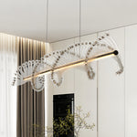 Spiral LED Pendant Light – Modern Linear Suspension for Dining & Living Spaces