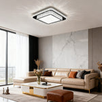 Luxury Crystal Flush Mount Ceiling Light in Polished Chrome